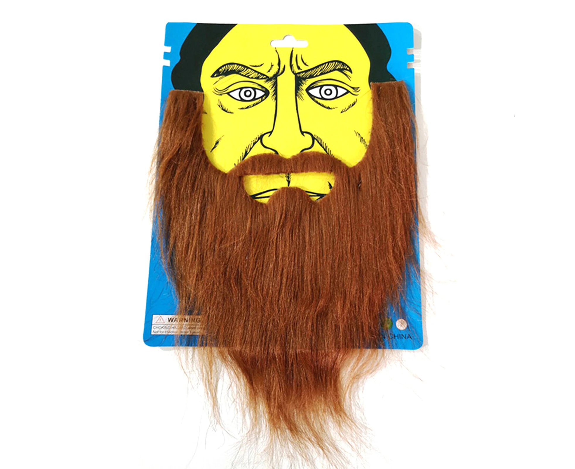 Fake Beard Increase Atmosphere Reusable Decorate Novelty Cosplay False Beard for Party-6#