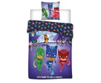 PJ Masks Kids Quilt Cover Set - Toddler Bed Size