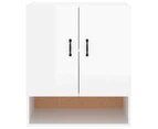 vidaXL Wall Cabinet High Gloss White 60x31x70 cm Engineered Wood