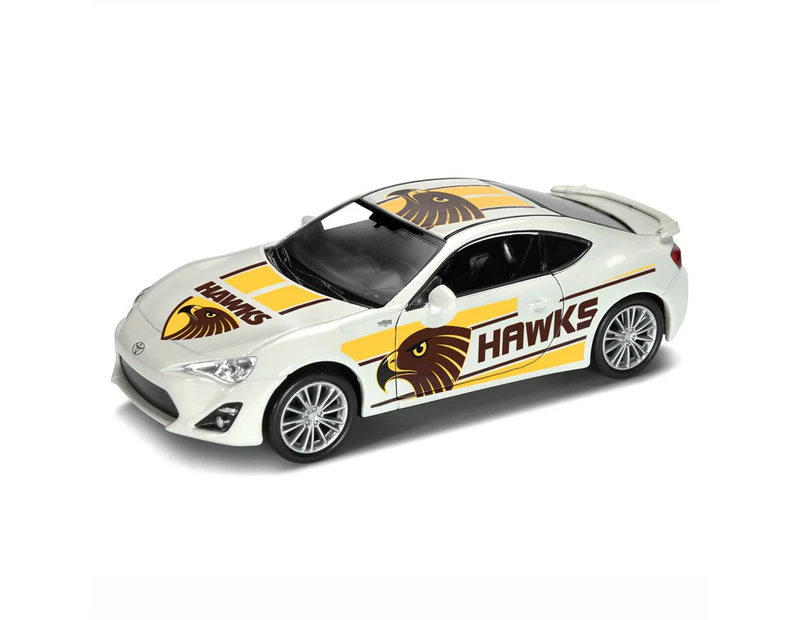 Hawthorn Hawks AFL Toyota Supra Diecast Collectable Model Toy Car