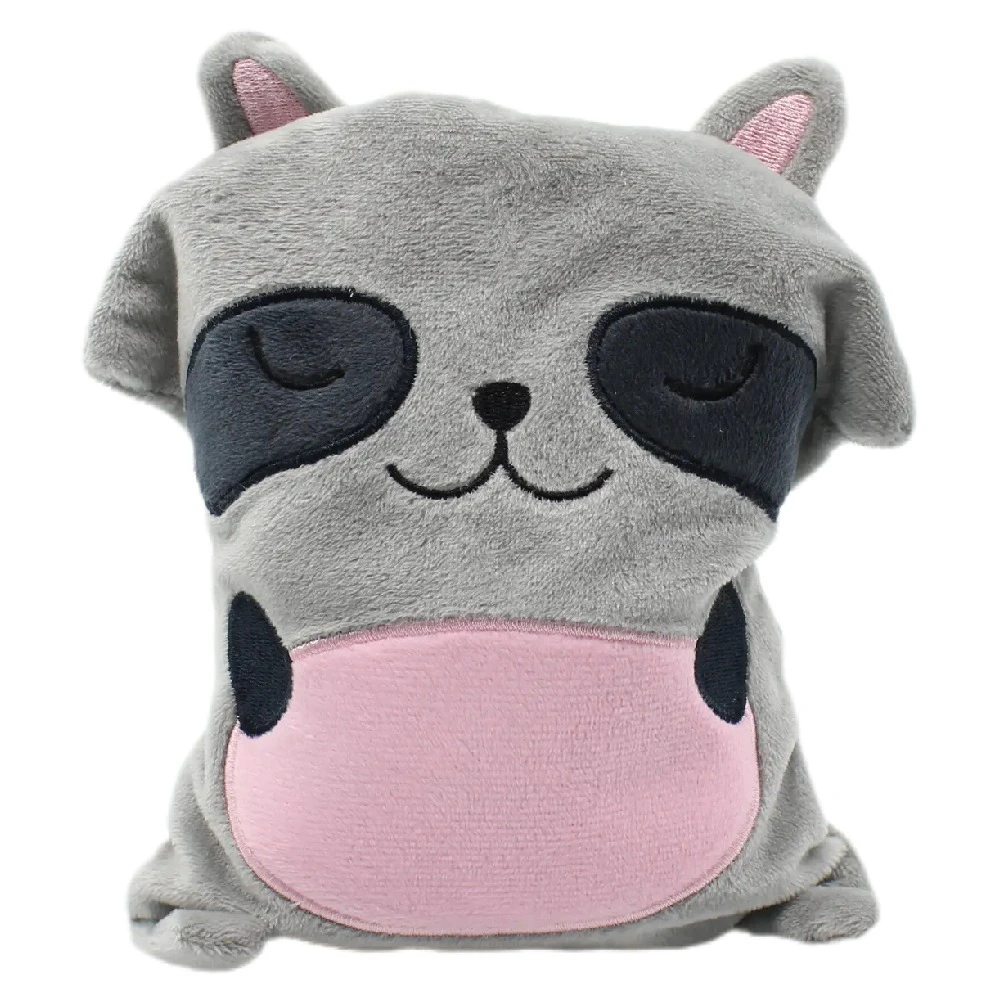 Raccoon Shaped Microwaveable Heat Pack Soothing Warmth and Cuddly Comfort