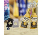 Ace Of Spades Bottle Opener Credit Card Size Pocker Cap Opener Portable Stainless Steel Can Opener - Silver