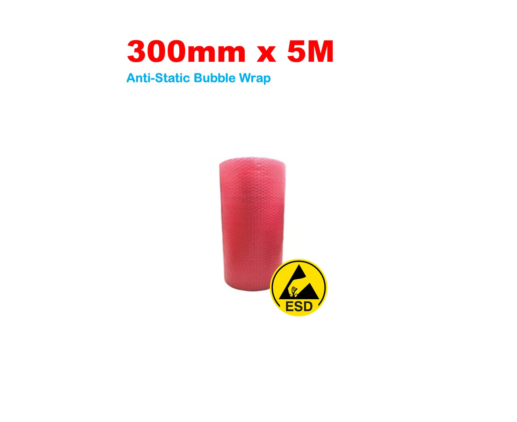 300mm x 5M (10mm) Anti-static (ESD) Bubble Wrap Roll