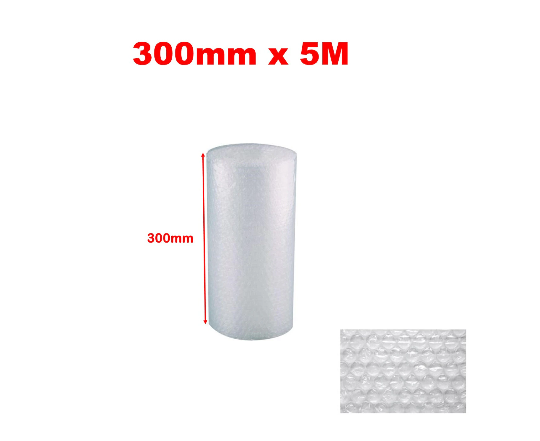 300mm x 5M (10mm) Bubble Wrap Roll