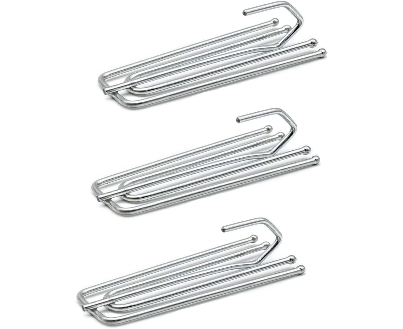 24 PCS Thick Curtain Hooks Thick Curtain Hooks for Pinch Pleat Header Curtain, Door Curtain, Window Curtain