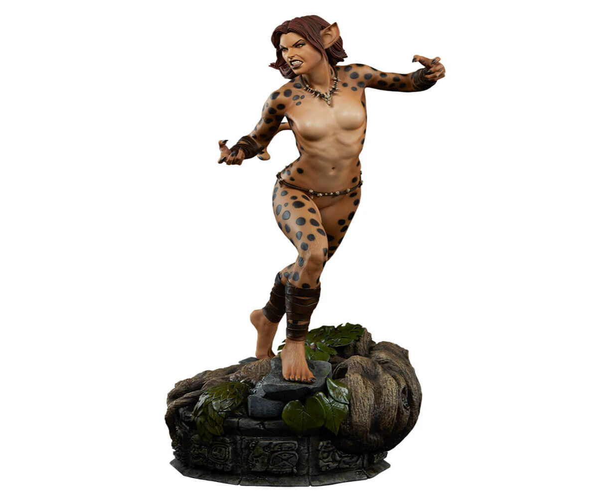 Wonder Woman Cheetah Premium Format Statue Exclusive