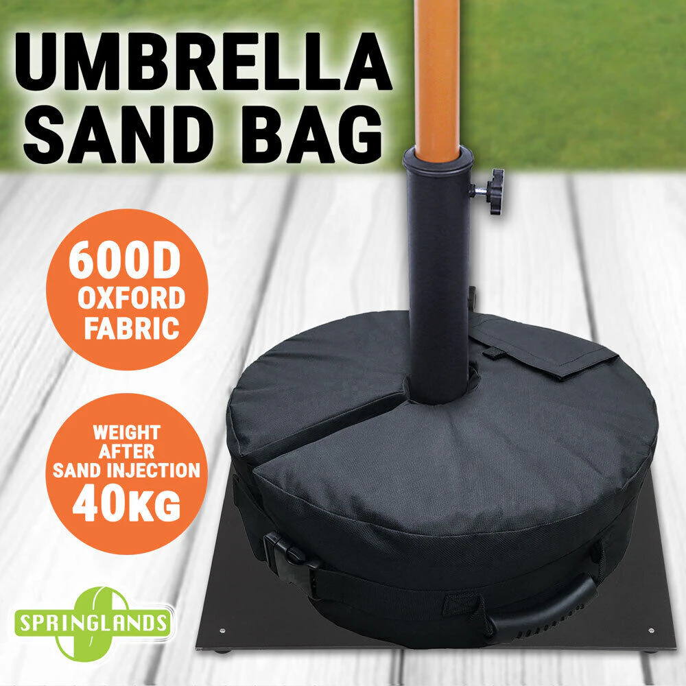 Umbrella Weight Sand Bag Base Stand Holder Outdoor Parasol Patio Beach Garden