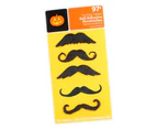 5Pcs Fake Beard Realistic Stylish Decorative Easy to Use Odorless Self-adhesive Novel Easily Removed Fake Mustache Halloween Supplies-One Size