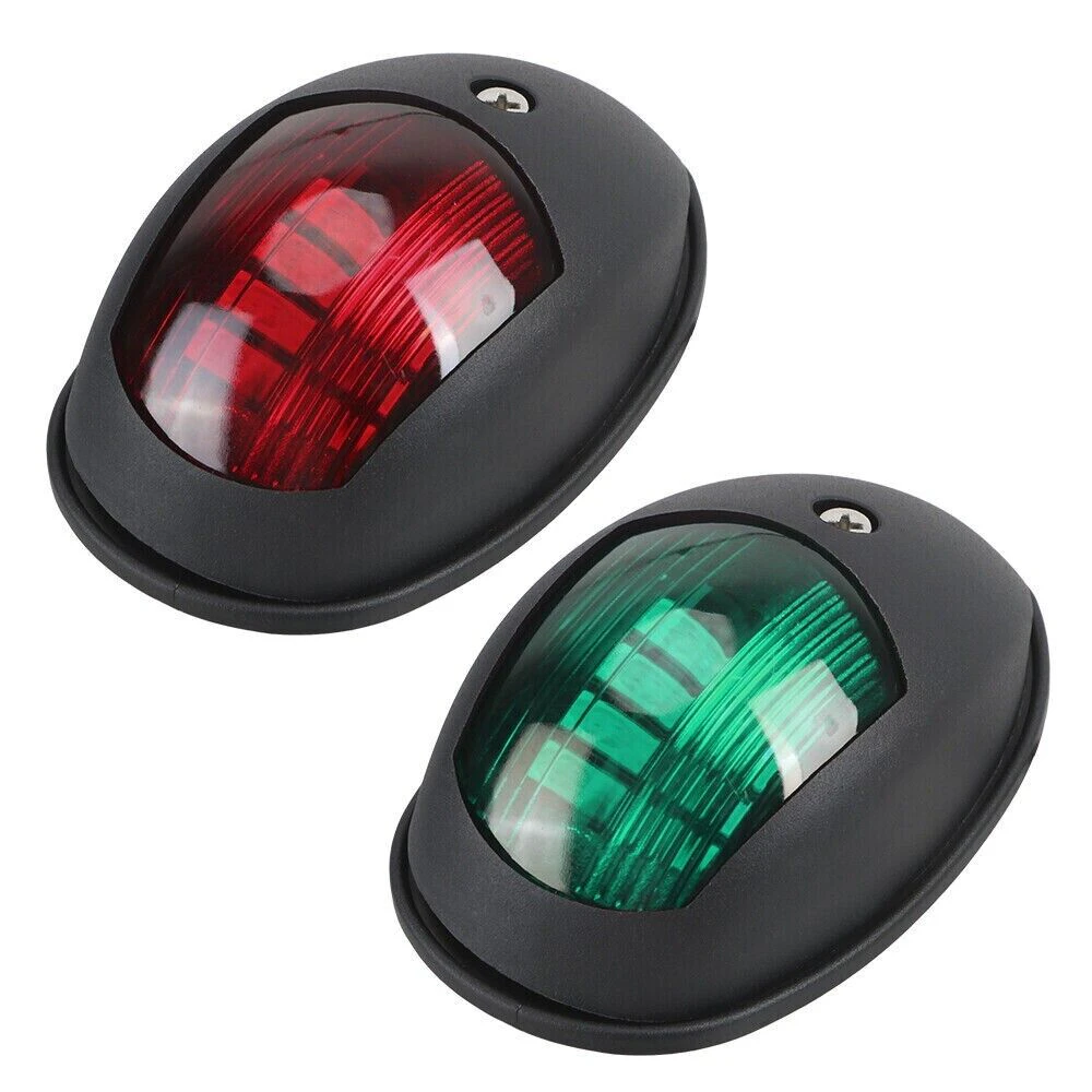 2x Navigation Lights LED Nav Lamp Side Mount Port Starboard Marine Yacht Boat