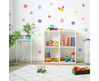 72 Pcs Polka Dots Wall Decal Gifts Boho Rainbow Wall Sticker for Kids Girls Bedroom Living Room