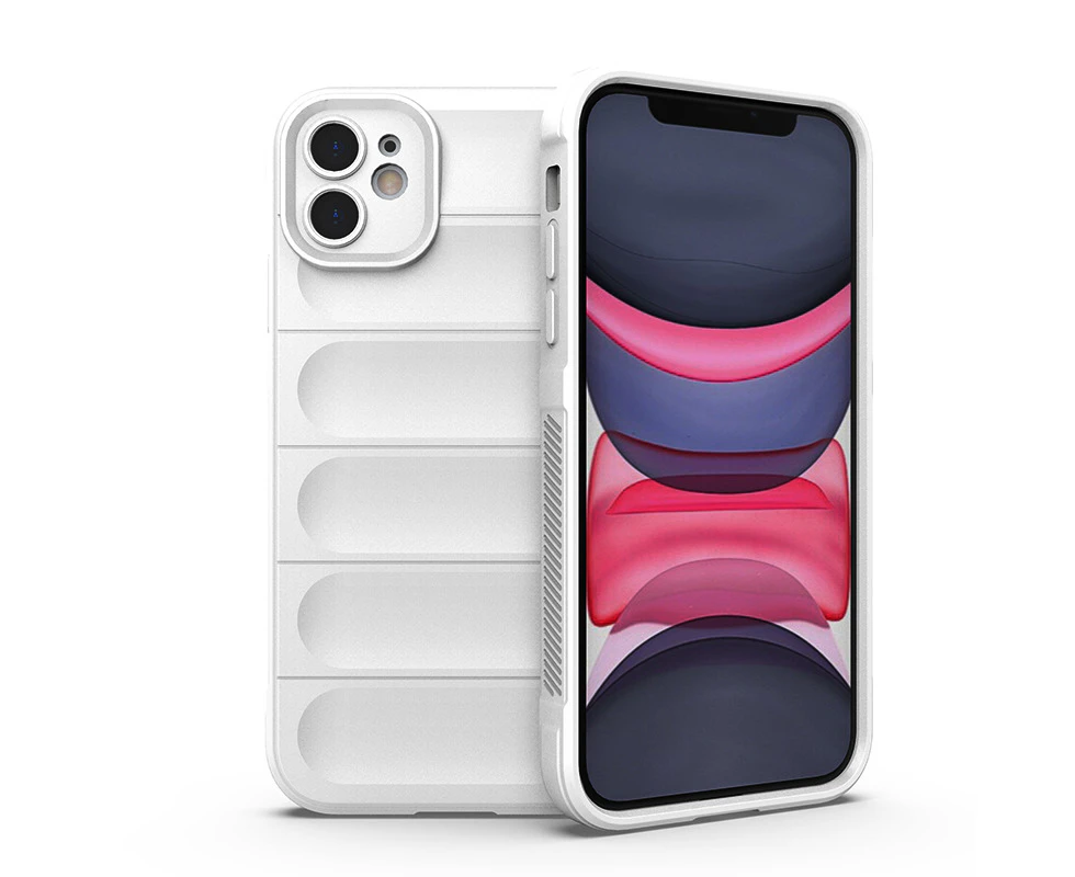 HK Anti-Drop Shock Absorption Case for iPhone 11 6.1 inch-White