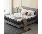 Royal Sleep KING Mattress Medium Firm Bed Euro Top 7 Zone Pocket Spring Foam