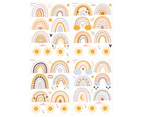 set of rainbow wall stickers for children's bedroom decoration self-adhesive wall stickers for children's room