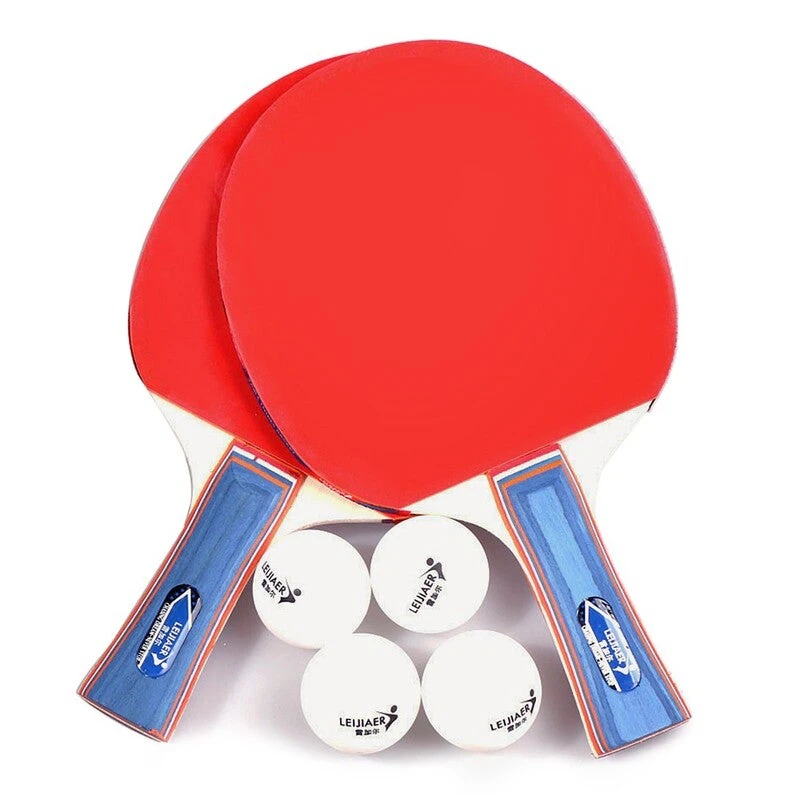 Table Tennis 2 Player Set Rackets Bats