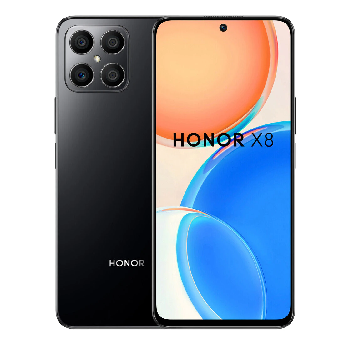 Honor X8 (Dual Sim, 128GB/6GB, 6.7 inches) - Black