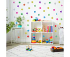 6pcs Flash color star wall stickers Crystal Dot kindergarten decorative bedroom children's room wall stickers