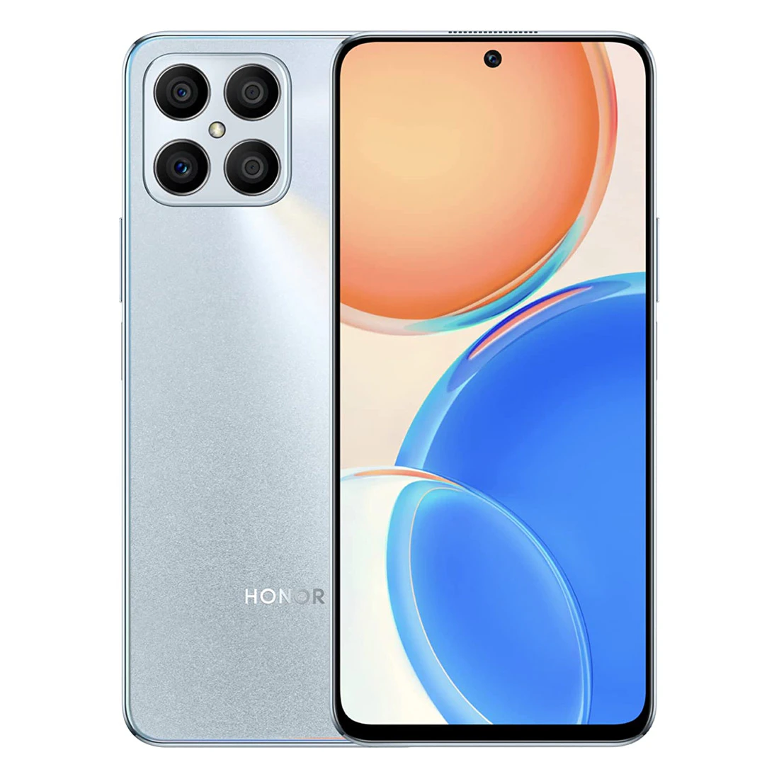 Honor X8 (Dual Sim, 128GB/6GB, 6.7 inches) - Silver