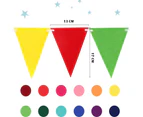 Pennant Garland, Outdoor Pennant Banner, Party Bunting Flag, for Party Wedding Birthday Party Garden Decoration