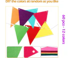 Pennant Garland, Outdoor Pennant Banner, Party Bunting Flag, for Party Wedding Birthday Party Garden Decoration