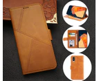 iPhone X Case Wallet Cover Orange Yellow