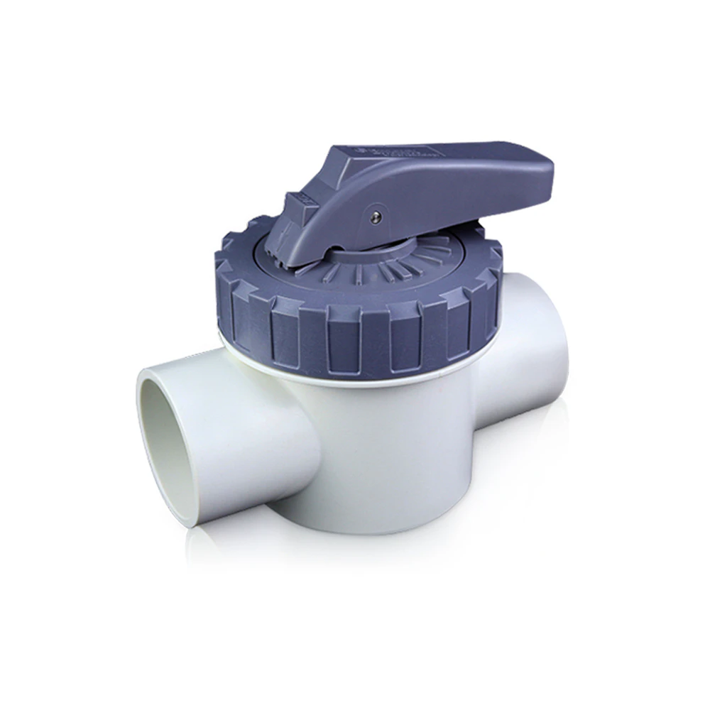 Emaux 2-Way  Pool Spa Valve 40mm / 1.5" High Pressure Fittings