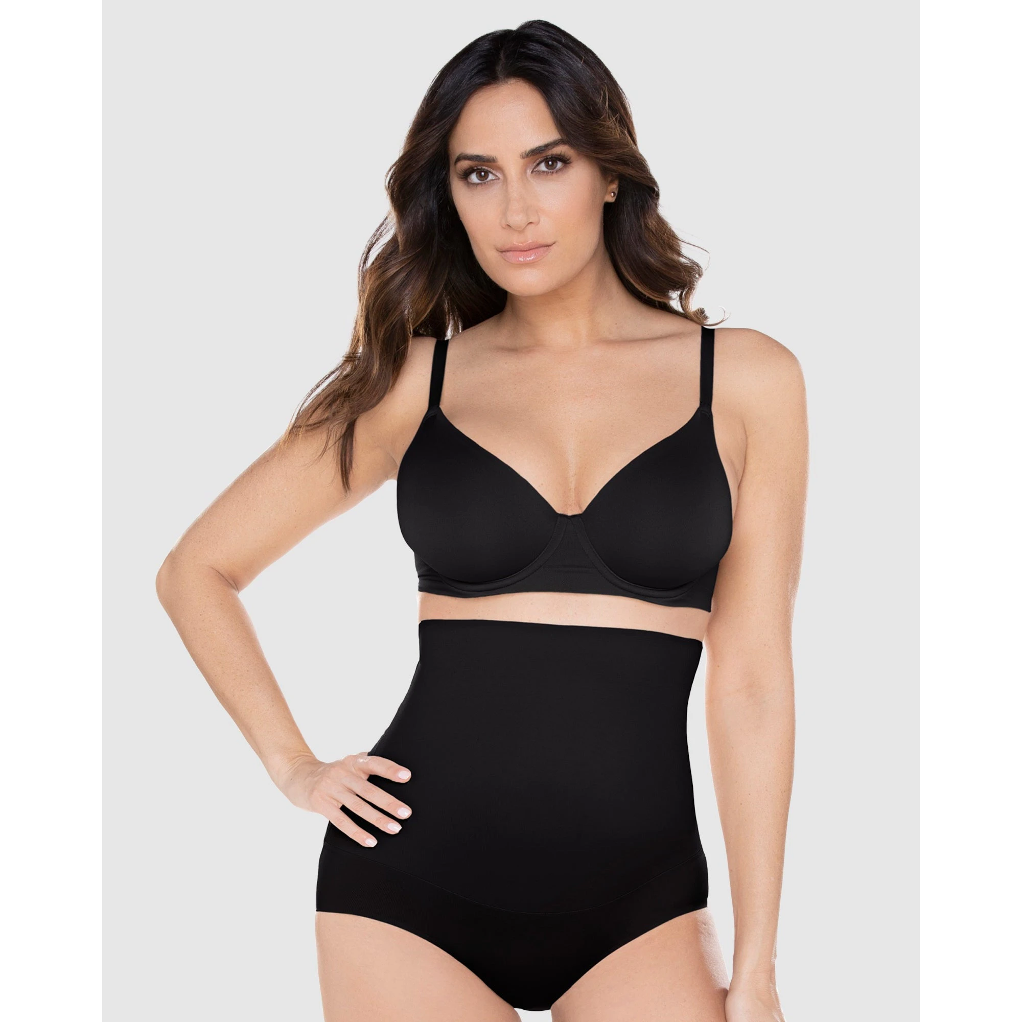 Miraclesuit Shapewear Comfy Curves Firm Control Ultra High Waist Shapewear Brief in Black