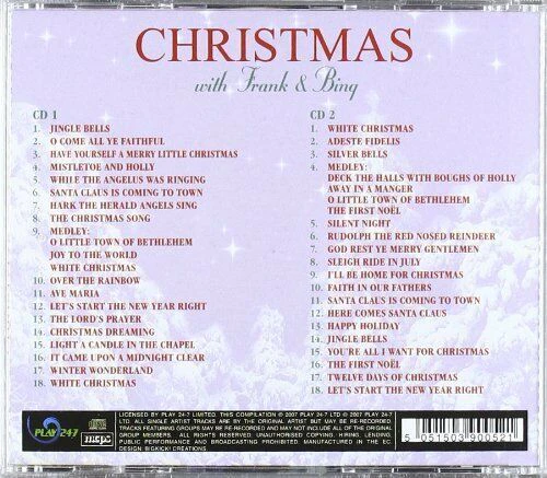 Christmas With Frank & Bing 2007 2 Discs Frank Sinatra Bing Crosby CD   SEALED