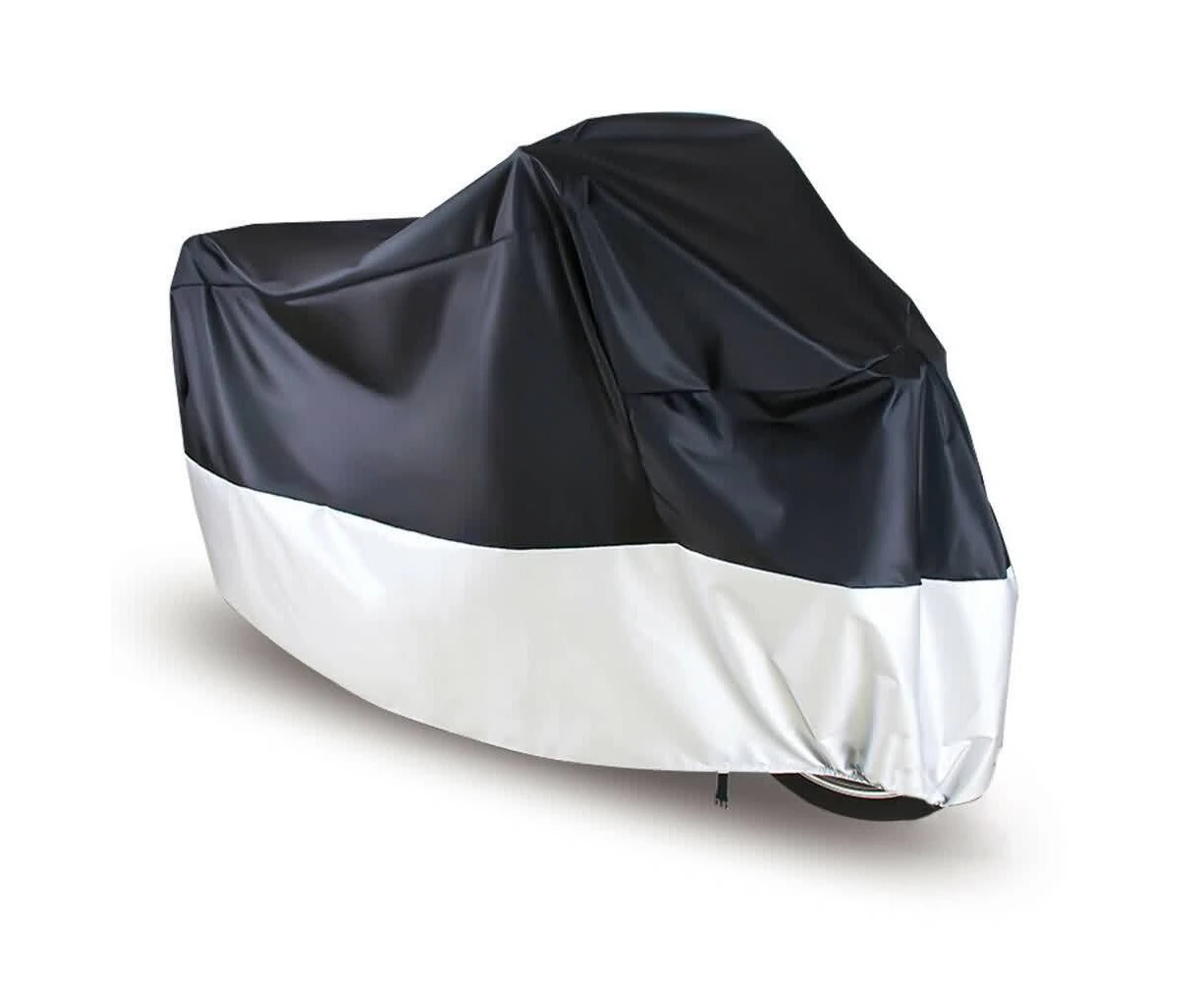 L Waterproof Outdoor Motorcycle Cover Motorbike Cruiser Scooter Motor Bike Cover