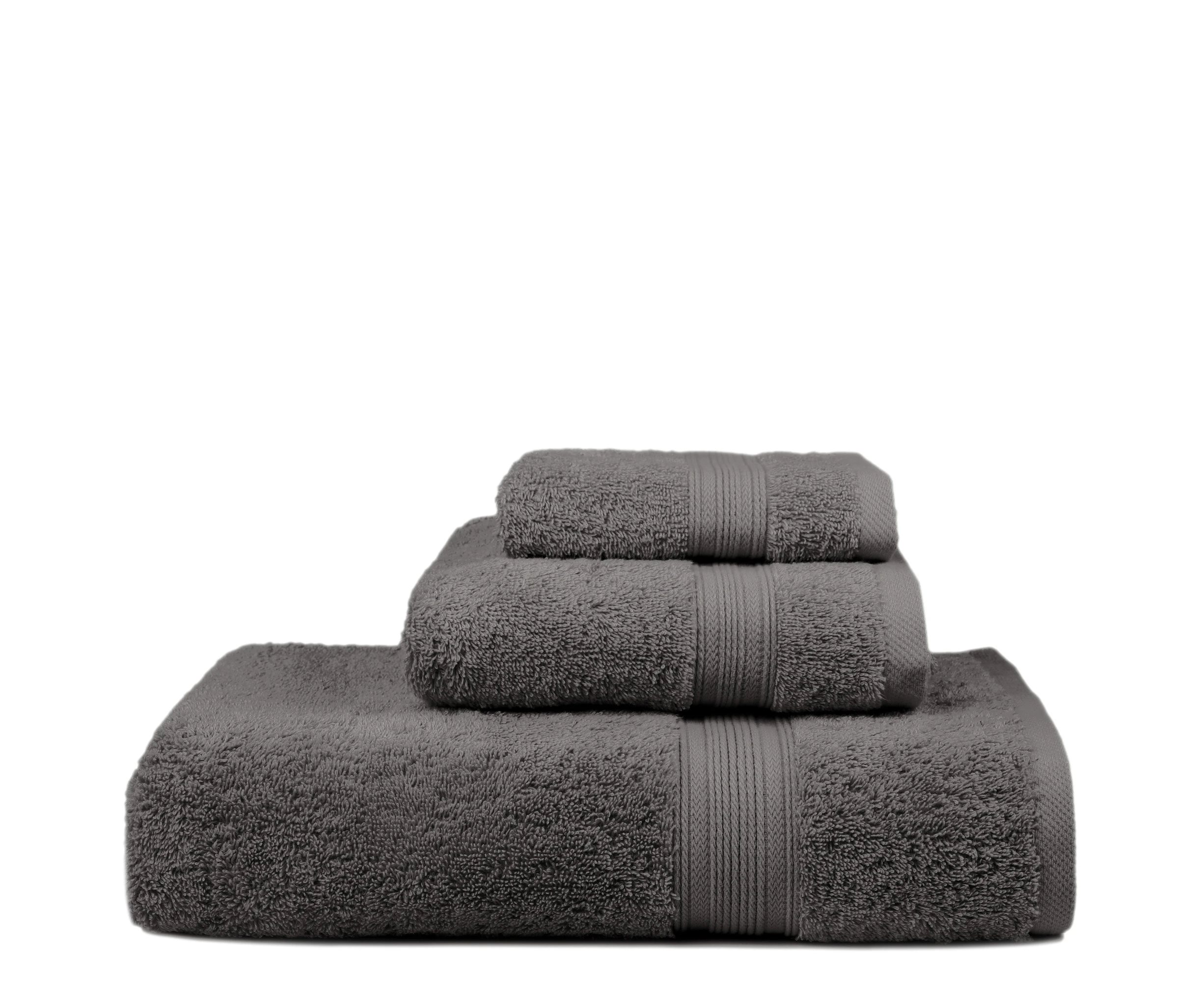 Bourgeois Towel Set (Pack of 3) - Charcoal