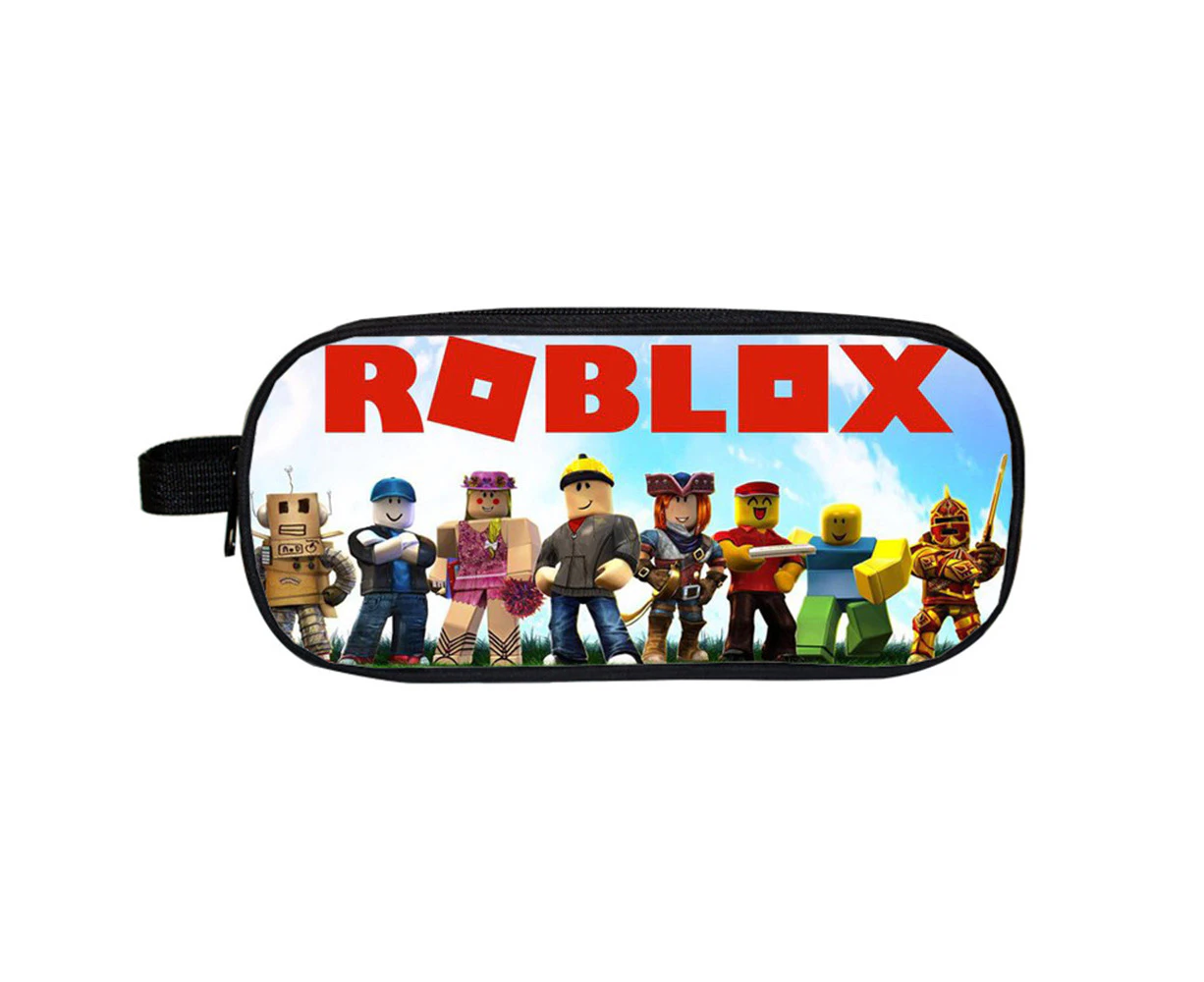 UUE Roblox Pencil Case Kids Students Cartoon Pen Case Large Capacity Box - B