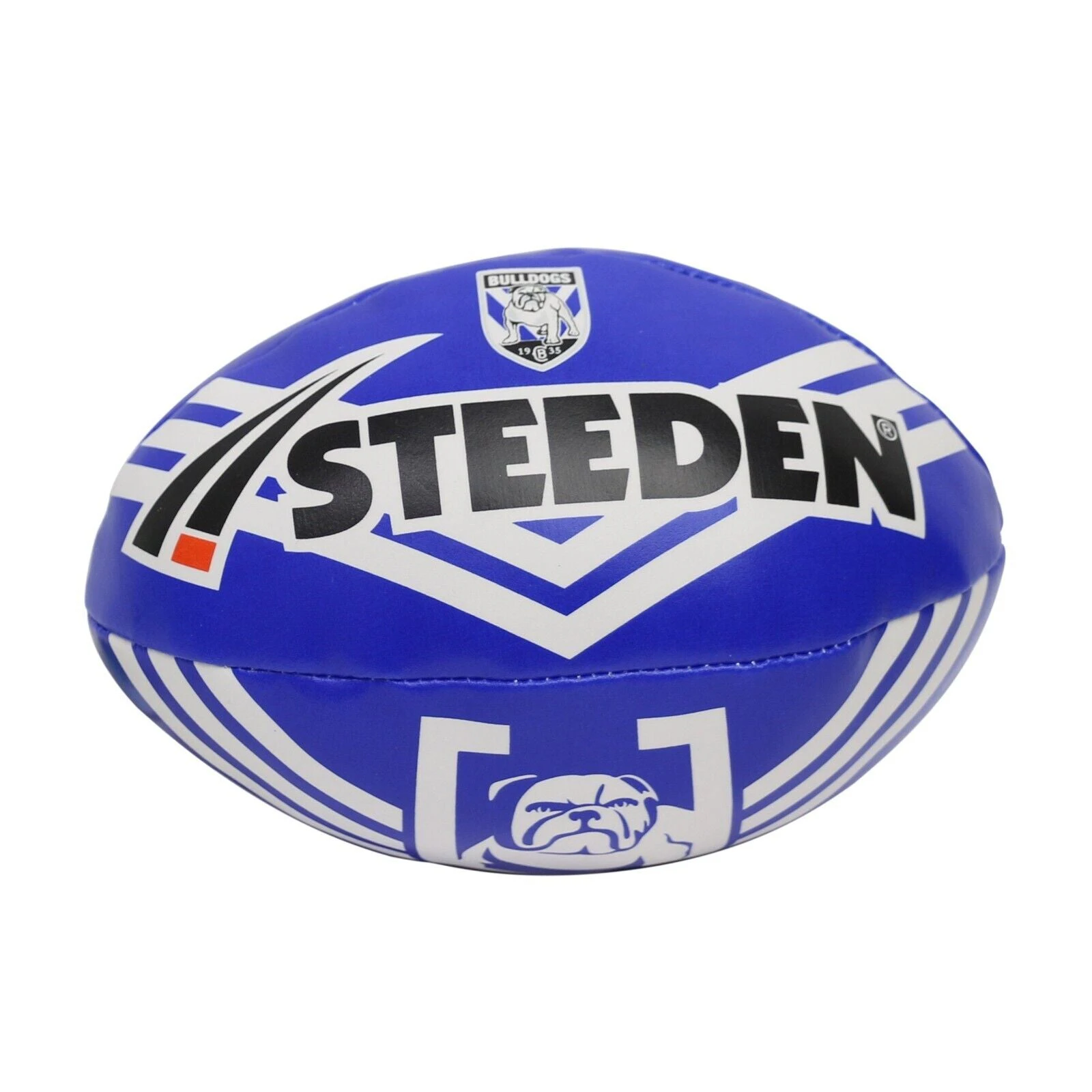 NRL 2023 6 Inch Supporter Sponge Football - Canterbury Bulldogs - Ball