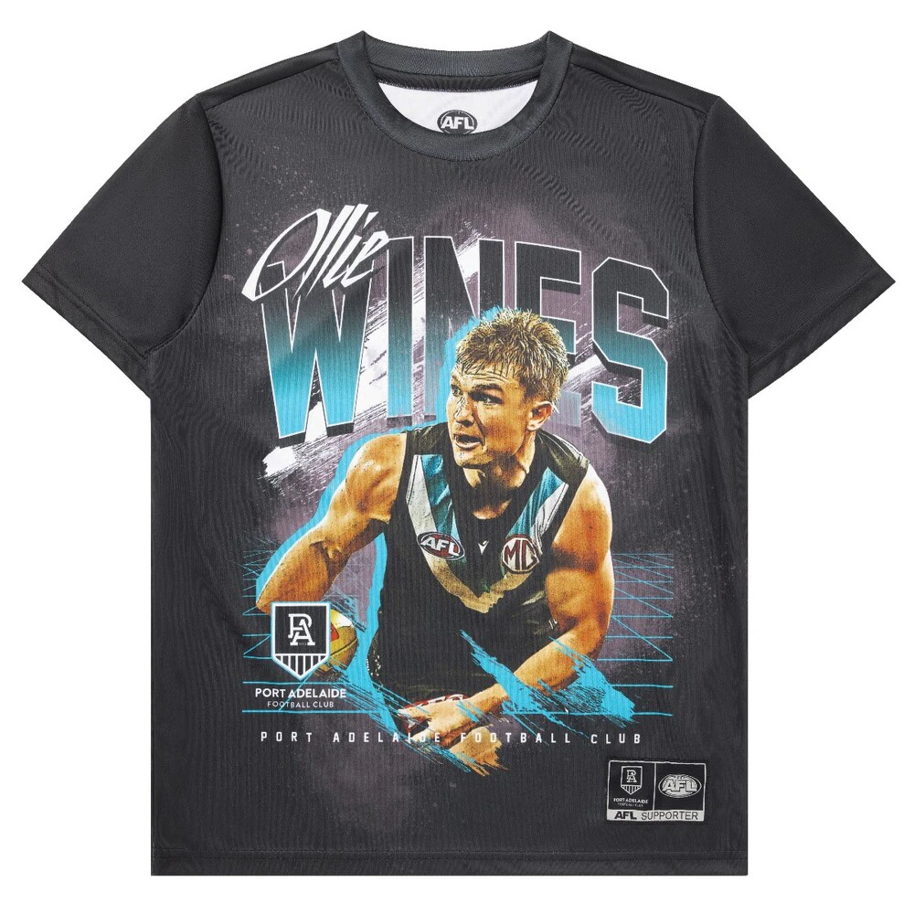 Port Adelaide Power Youths Ollie Wines Poster Tee