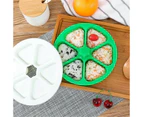 6 Holes Sushi Mold Onigiri Rice Ball Bento Press Maker Mold