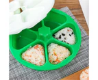 6 Holes Sushi Mold Onigiri Rice Ball Bento Press Maker Mold