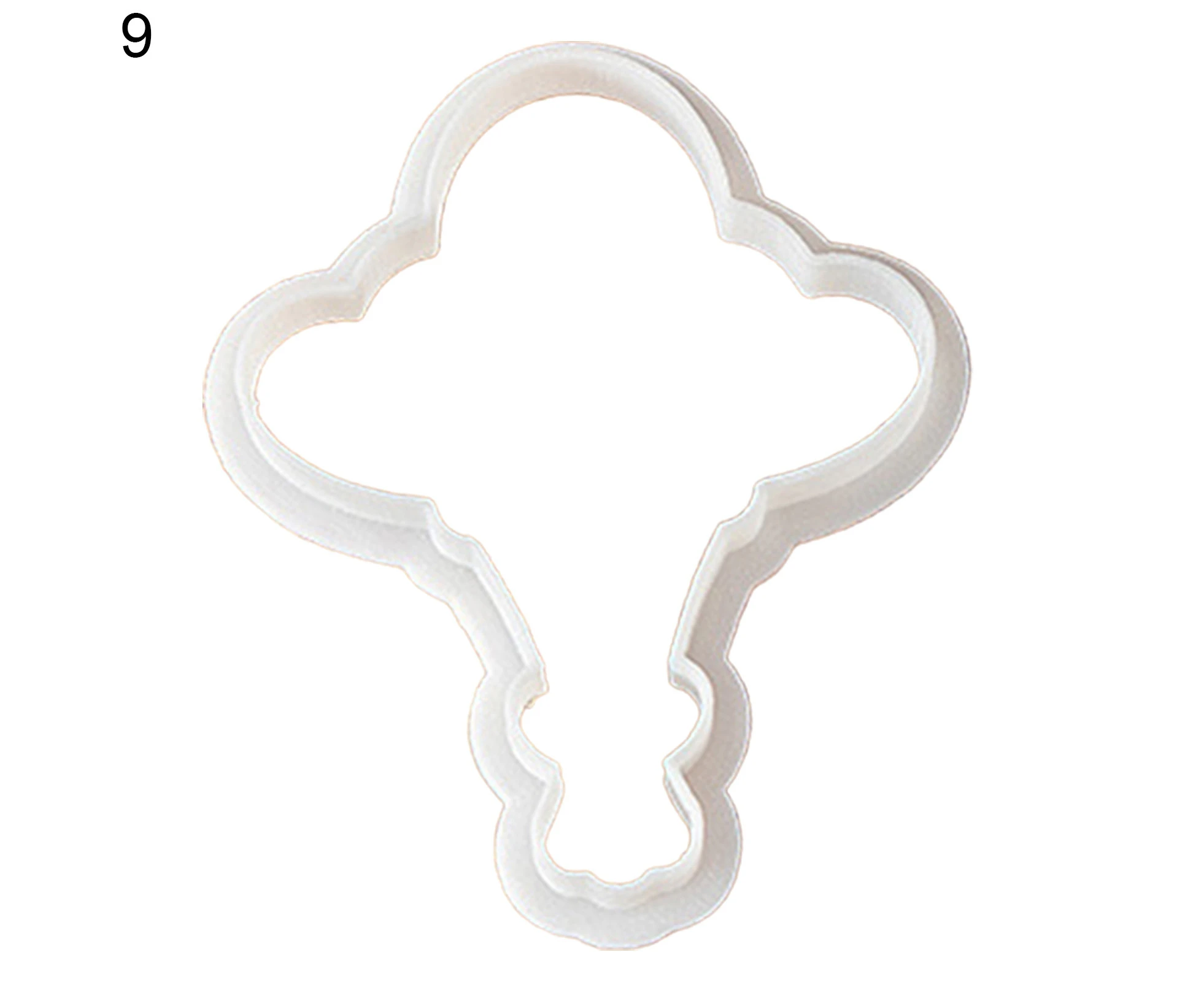 Cookie Cutter Princess Castle Pattern Shatterproof Plastic Biscuit Cutting Mould Birthday Gift-9