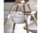 Childhome Evolu 2 Mesh Storage 30cm Basket For Evolu 2 Baby High Chair White