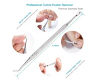Cuticle Trimmer with Cuticle Pusher 9PCS, Cuticle Remover Cuticle Nipper Cuticle Cutter and Cuticle Clippers Professional Nail Care Manicure Tools