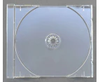 100 x Single Jewel CD Case CLEAR TRAY ONLY (no clear case)