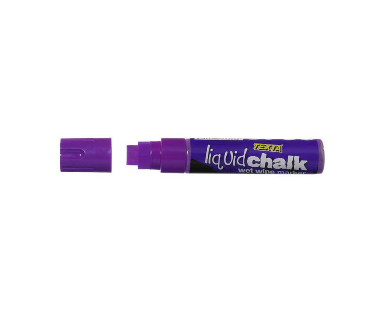 Texta Liquid Chalk Wet-Wipe Marker Jumbo - Purple