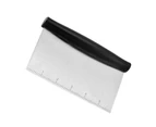 Stainless Steel Metal Griddle Scraper Chopper - Black