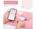 M02 Mini Pocket Wireless Thermal Printer for Mobile Phone - Pink