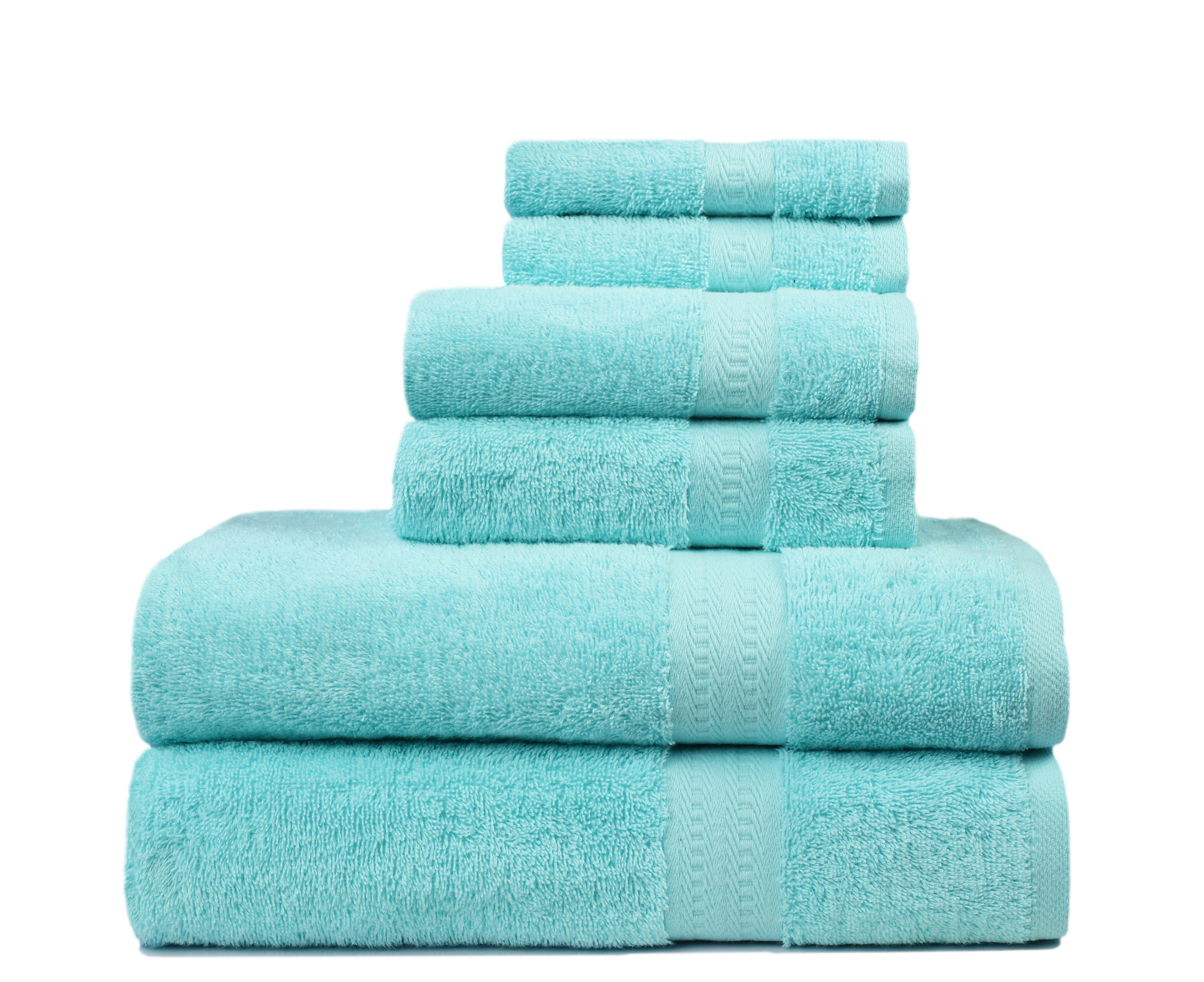 Eclat Towel Set (Pack of 6) - Mint