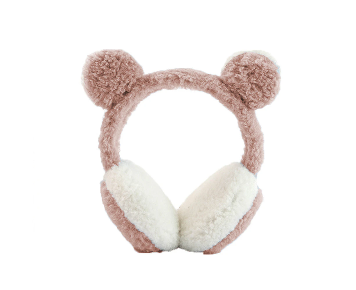 Winter earmuffs for children Warm earmuffs for boys and girls - Skin powder