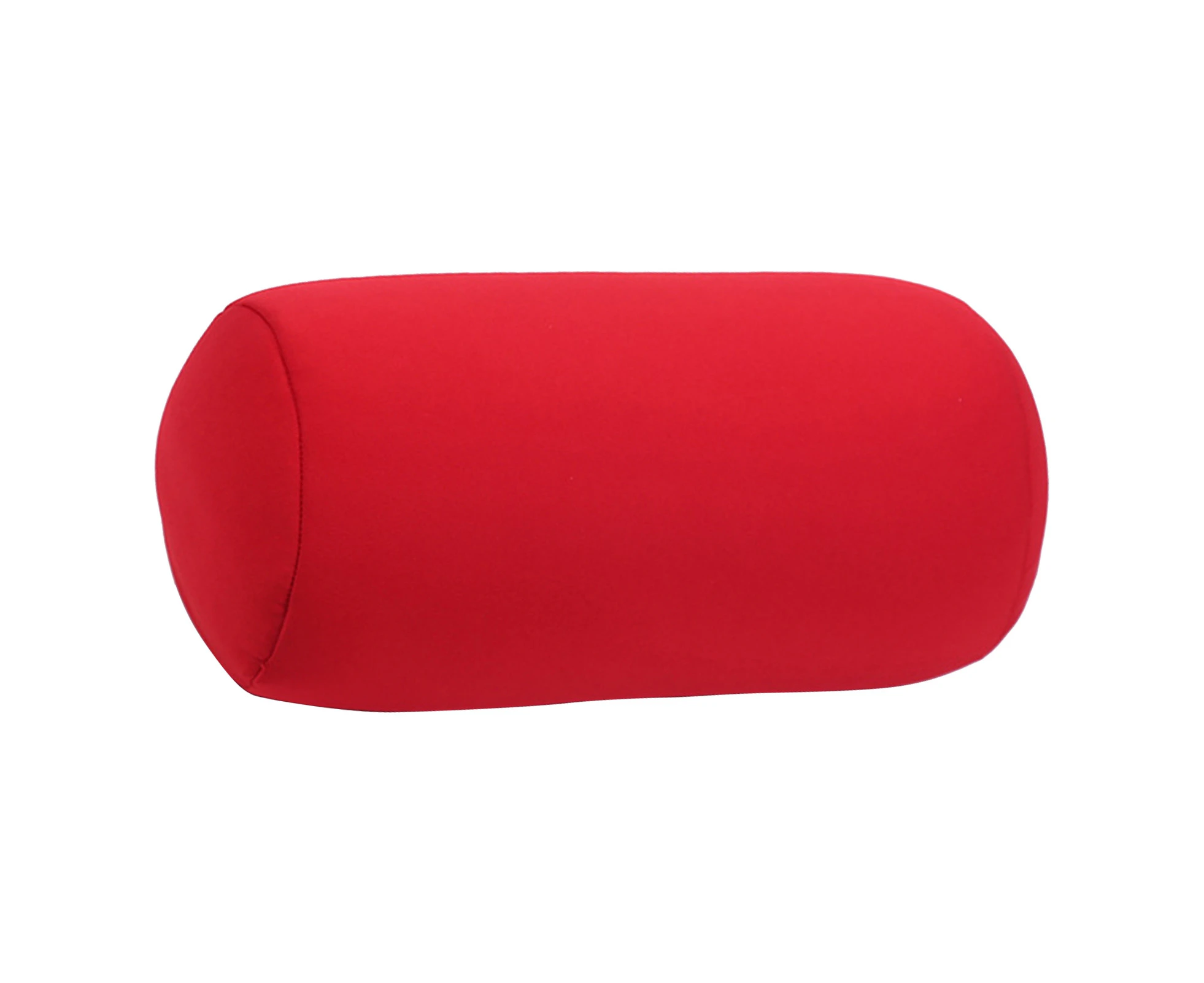 Roll Pillow Super Soft Neck Support Skin-touch Neck Support Cylinder Pillows for Sleep-Red - Red