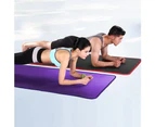 Anti-slip Thicken Gym Fitness Exercise Sport Pilates Yoga Mat Cushion Carpet-Black - Black