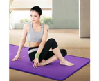 Anti-slip Thicken Gym Fitness Exercise Sport Pilates Yoga Mat Cushion Carpet-Black - Black