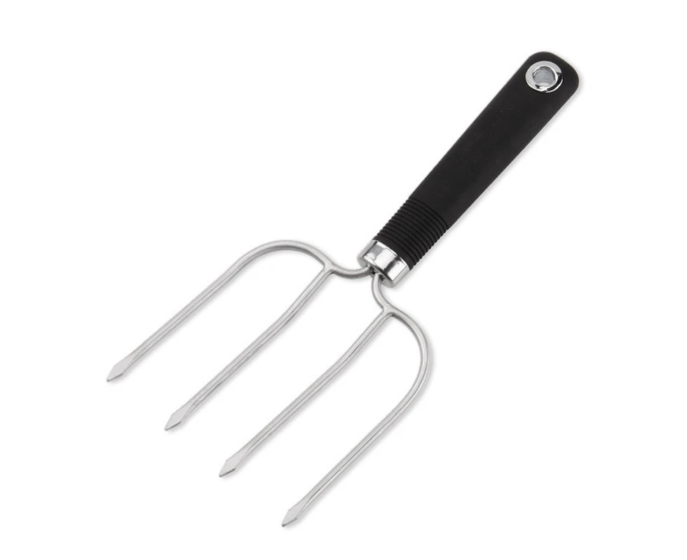 Stainless Steel Turkey Poultry Fork - Black