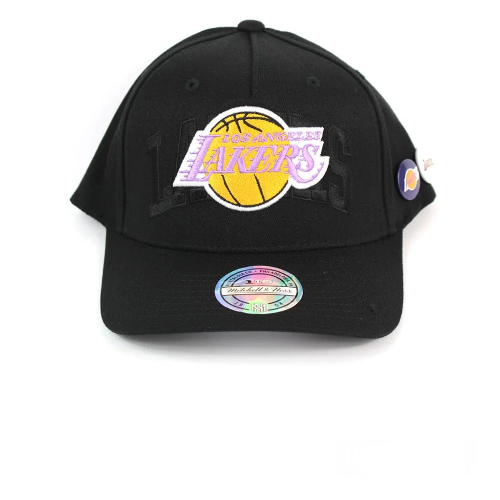 Mitchell & Ness LA Lakers Nostalgia Black Curved Snapback