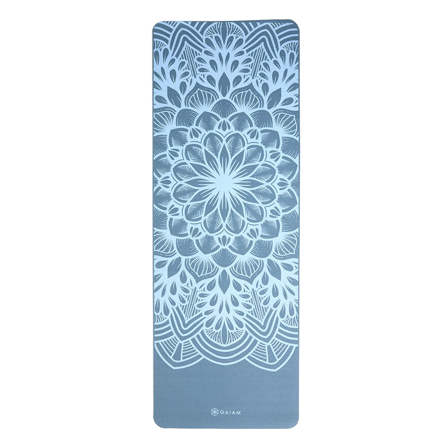 Gaiam Performance Essential Support 4.5mm Yoga Mat Ice Blue