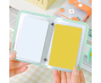 Card Holder Dust-proof Anti-theft Portable 20 Pockets Fruit Animal Pattern Business Card Organizer for Outdoor-Green - Green